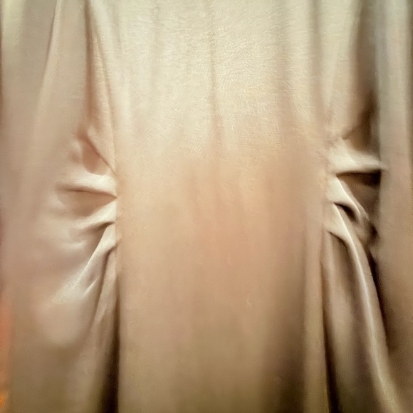 BOSS BLACK: Elegant Long Sleeve Dress with Silver Button Cuffs - Picture 9 of 13